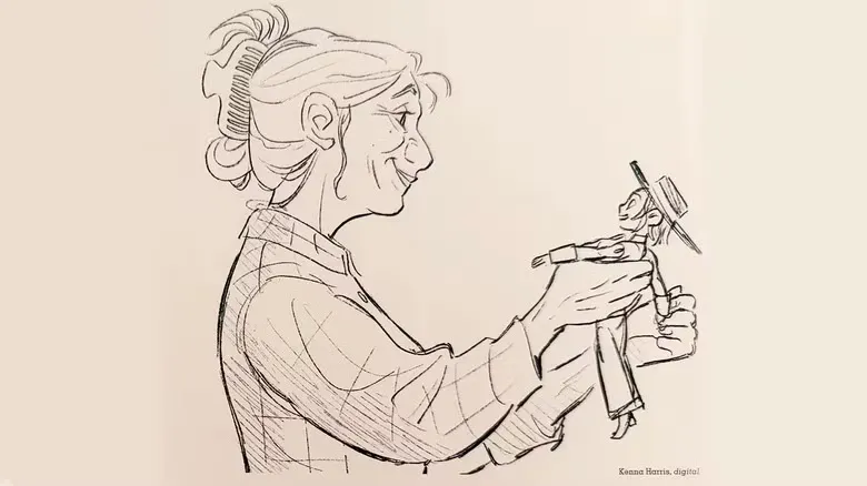 20260622 Jessie Emily Reunion Drawing In The Art Of Toy Story 5 Book