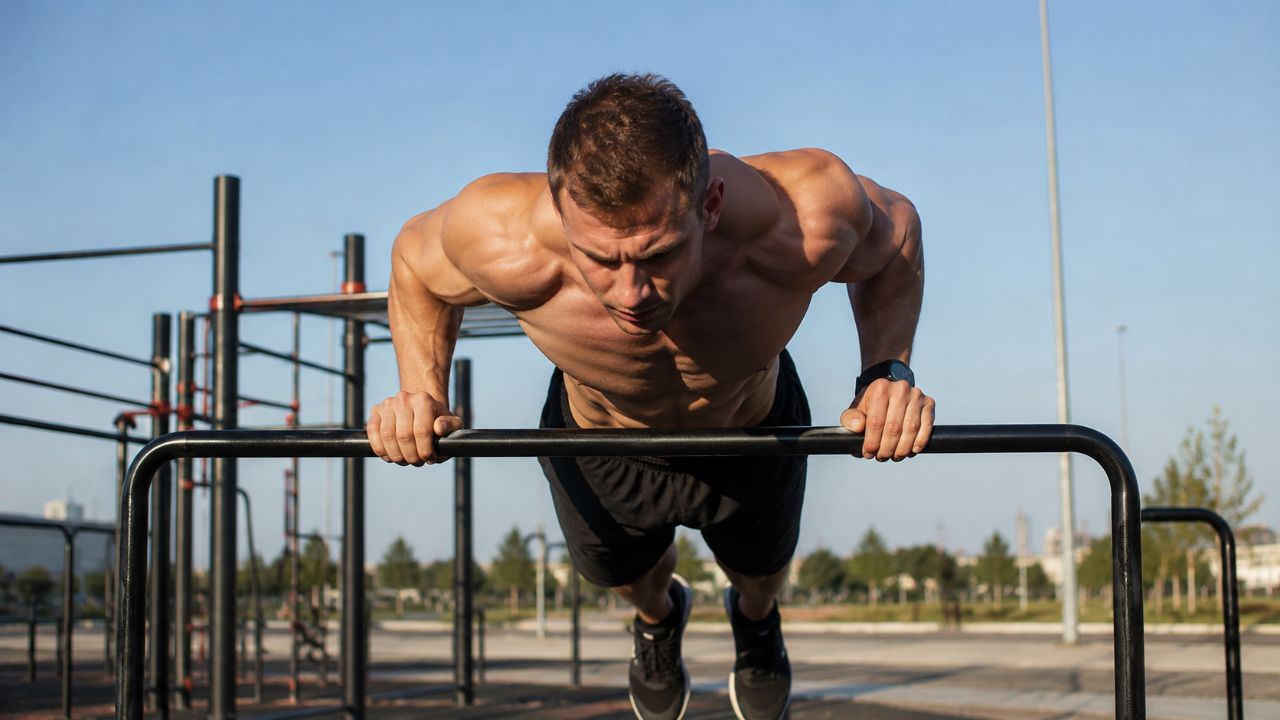 Com a progressão de cargas e variações, a calistenia garante força e ganho muscular contínuos.