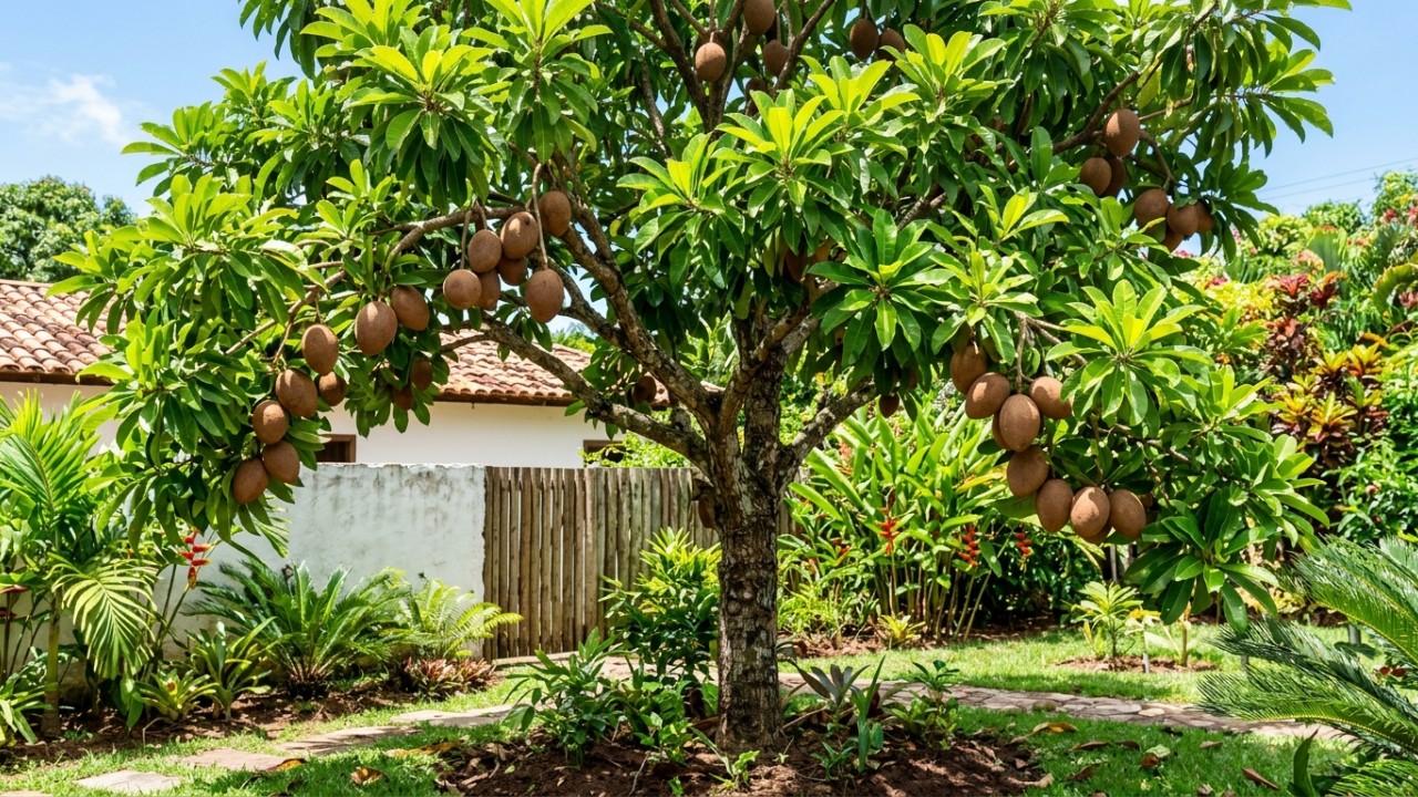 O mamey é uma joia rara das florestas tropicais que encanta pelo sabor cremoso e tonalidade carmesim. – Imagem gerada por IA