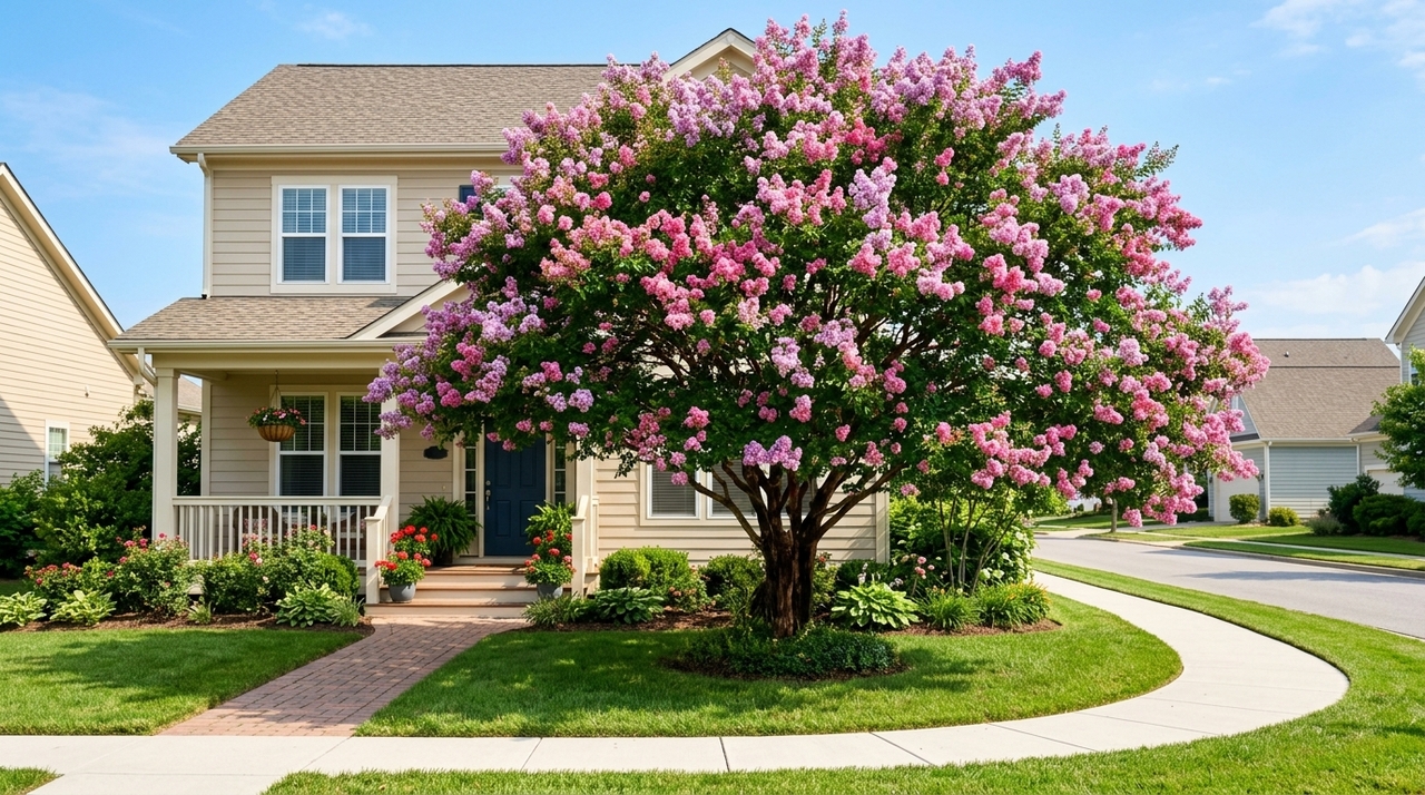 A árvore que se tornou tendência no paisagismo porque além de suas flores não fazerem sujeira, aguenta o sol forte e não quebra o piso O resedá, conhecido cientificamente como Lagerstroemia indica, chama atenção pela floração abundante em tons de rosa, branco, lilás e vermelho
