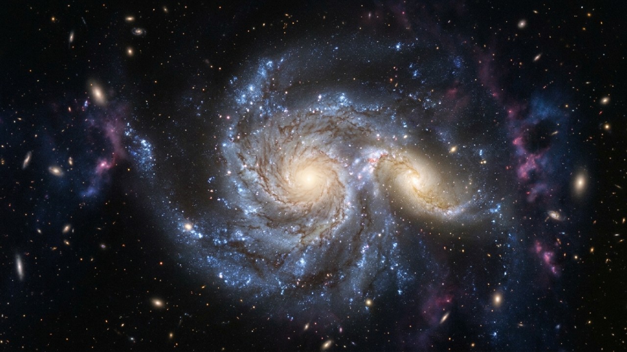 Astrofísicos espanhóis descobrem que a Via Láctea foi completamente destruída há 11 bilhões de anos e precisou se formar novamente do zero após uma colisão sem precedentes A análise de aglomerados globulares fornece evidências fósseis sobre o histórico de fusões da nossa galáxia. – Imagem gerada por IA