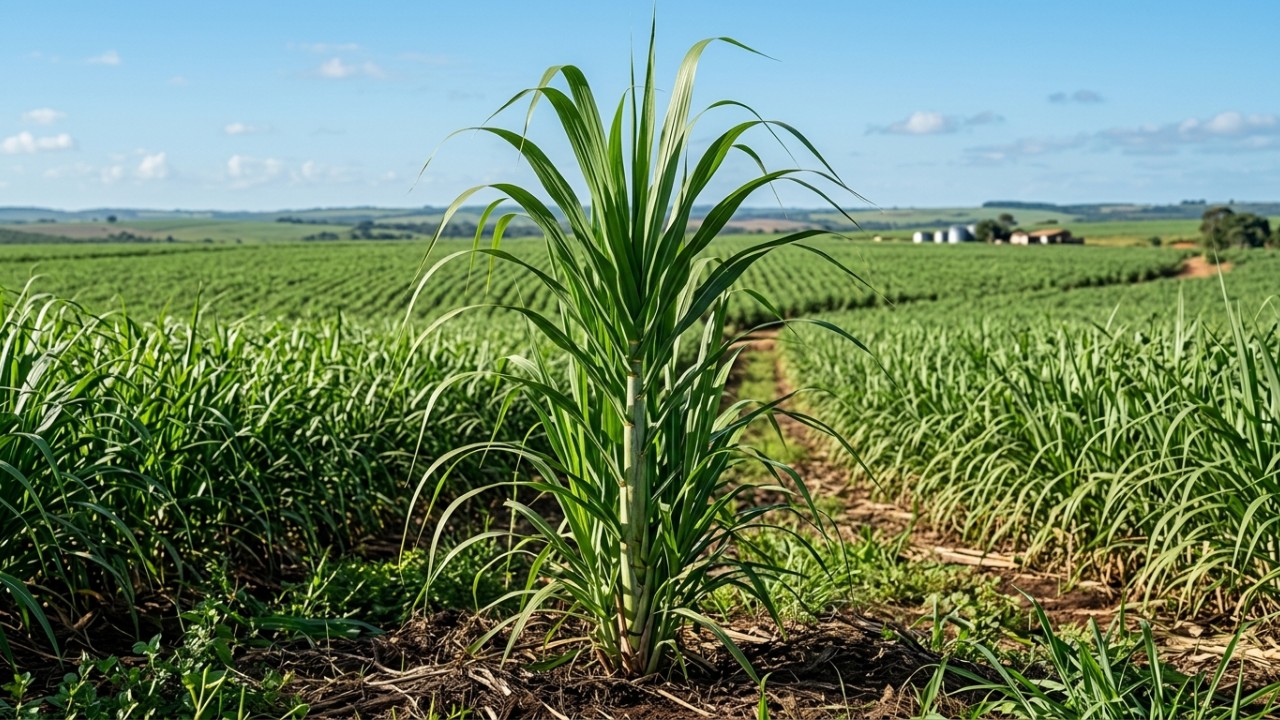 O projeto inovador em Pernambuco utiliza a biomassa da cana-de-açúcar para substituir combustíveis fósseis na geração de energia limpa. – Imagem gerada por IA
