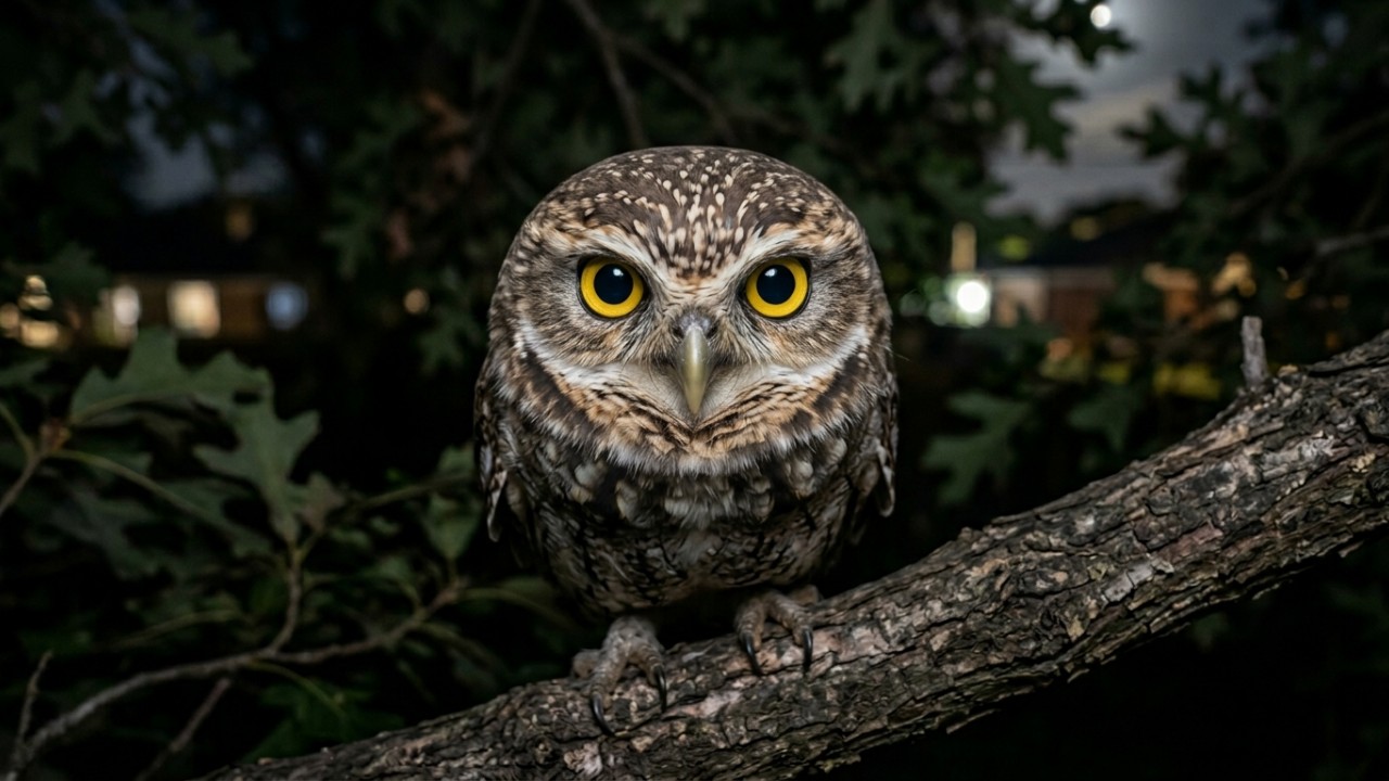Essas aves de rapina são totalmente inofensivas e funcionam como um excelente controle biológico natural de pragas. – Imagem gerada por IA