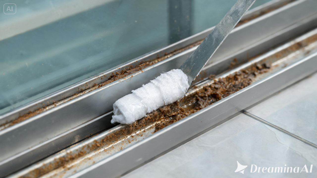Especialistas recomendam o vinagre para limpar trilhos difíceis e remover resíduos escondidos. O resultado pode surpreender você.