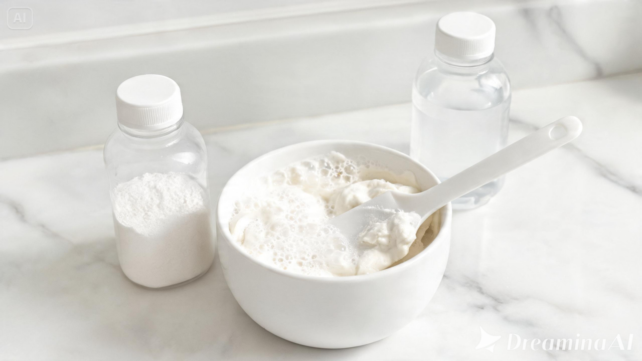 Uma mistura econômica e fácil de preparar pode ajudar na limpeza da casa. Entenda como usar bicarbonato e água oxigenada com segurança.