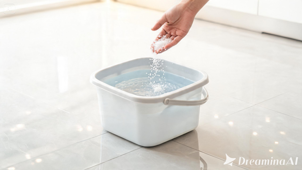 O truque de usar sal na água para limpar o chão Um ingrediente comum da cozinha pode melhorar a aparência do piso e reduzir odores. Mas existem superfícies que exigem atenção.