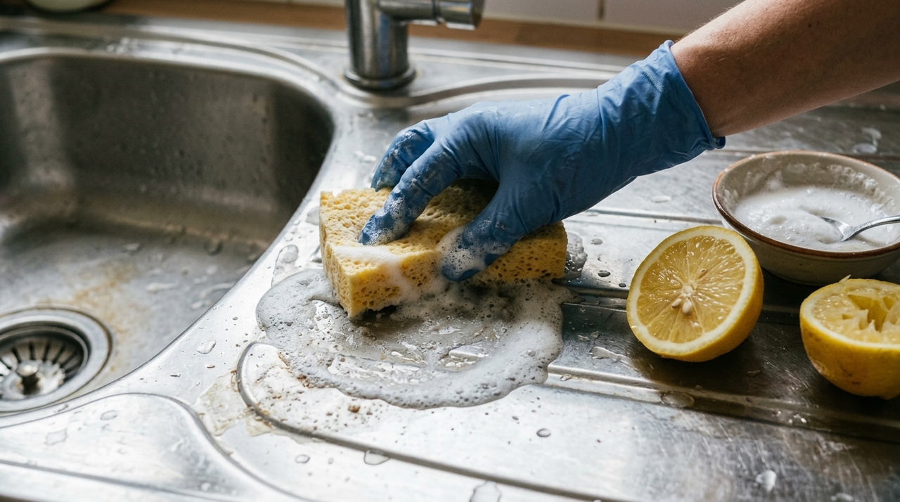 A proporção mais prática é usar uma pequena quantidade de bicarbonato e adicionar o suco de limão aos poucos, até formar uma pasta.