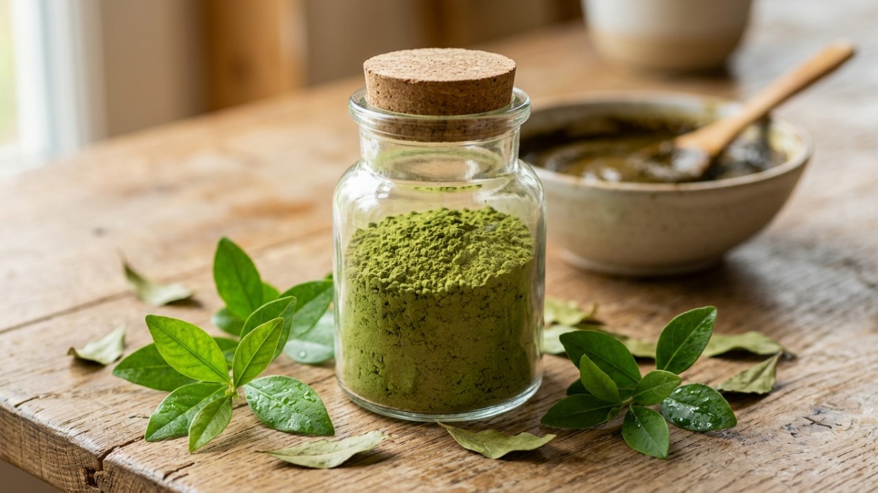 Nem café nem canela: a tintura caseira que cobre os cabelos brancos por mais tempo e deixa brilho e maciez A coloração vegetal com henna cria uma película protetora que cobre os fios brancos de forma natural e duradoura. – Imagem gerada por IA