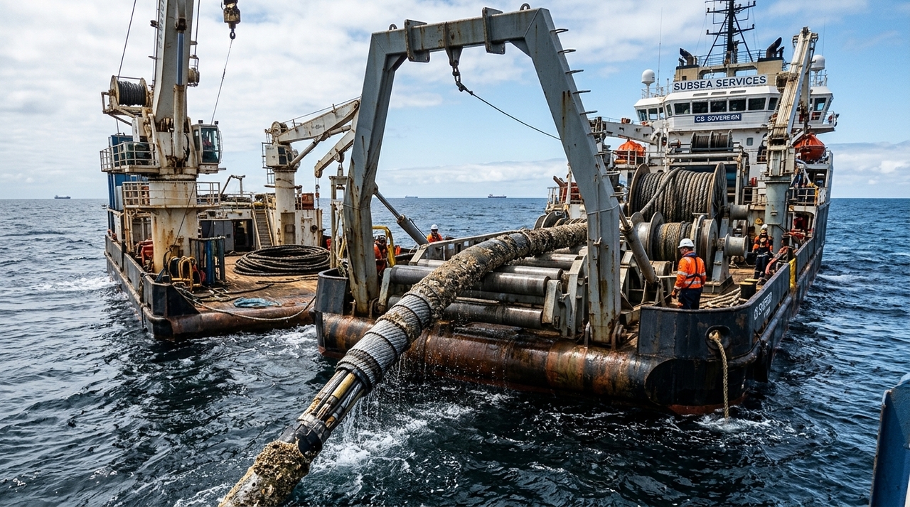 A remoção de cabos desativados pode liberar espaço em rotas submarinas importantes e permitir reaproveitamento de materiais.