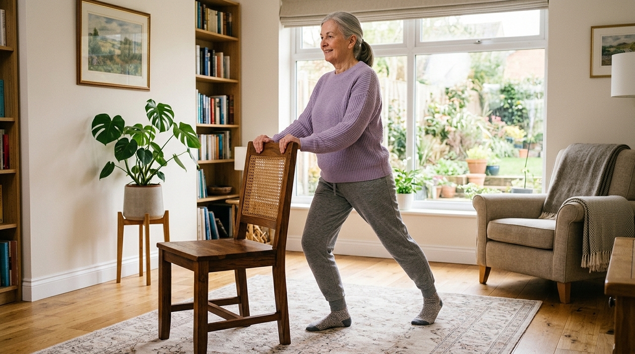 Treinadores concordam: se alguém com mais de 60 anos fizer 15 minutos de alongamento, todos os dias, colherá benefícios imediatos Os melhores alongamentos são os que trabalham pescoço, ombros, coluna, quadris, posterior das pernas e panturrilhas sem exigir posições difíceis.