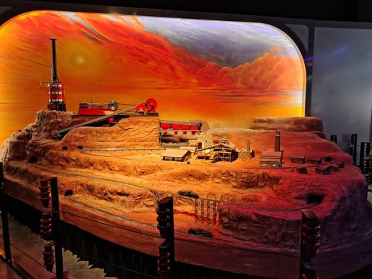 Parque conta história ligadas à evolução das máquinas e do transporte ferroviário