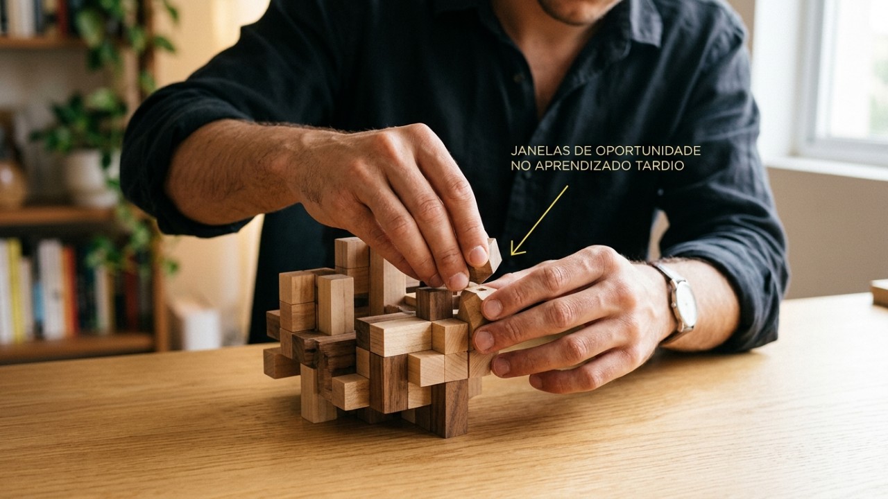 A descoberta de que o cérebro se adapta até os vinte e cinco anos oferece novas oportunidades para a educação e o suporte aos jovens. – Imagem gerada por IA
