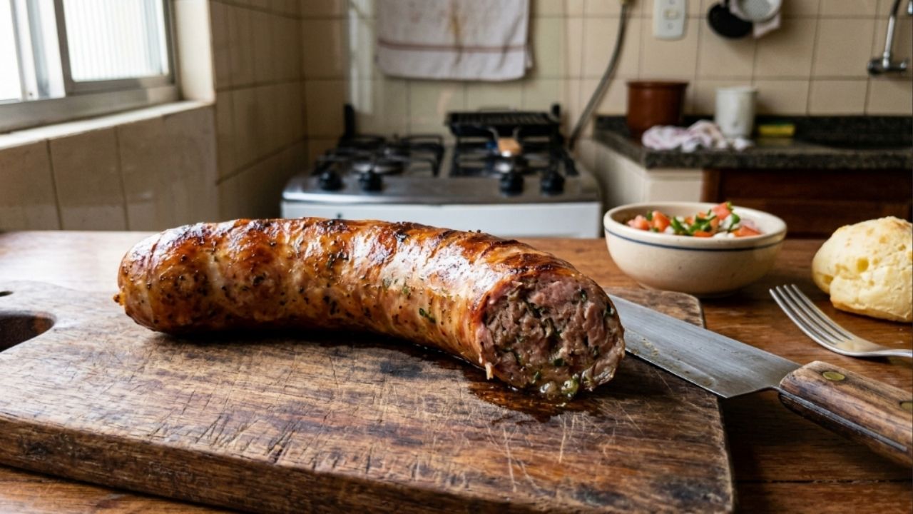 Por que uma colher de vinagre na água do cozimento impede que as linguiças estourem na panela O erro mais comum acontece antes mesmo do preparo.