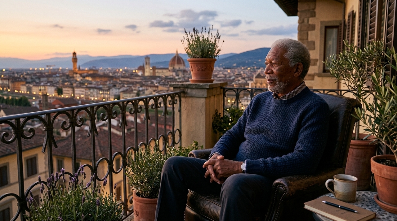 Morgan Freeman, ator de 89 anos: “É preciso aprender a ficar quieto e deixar a vida acontecer; essa quietude se transforma em brilho.” A atuação de Morgan Freeman sempre chamou atenção pela voz pausada, pela presença firme e pela capacidade de transmitir autoridade sem exagero.