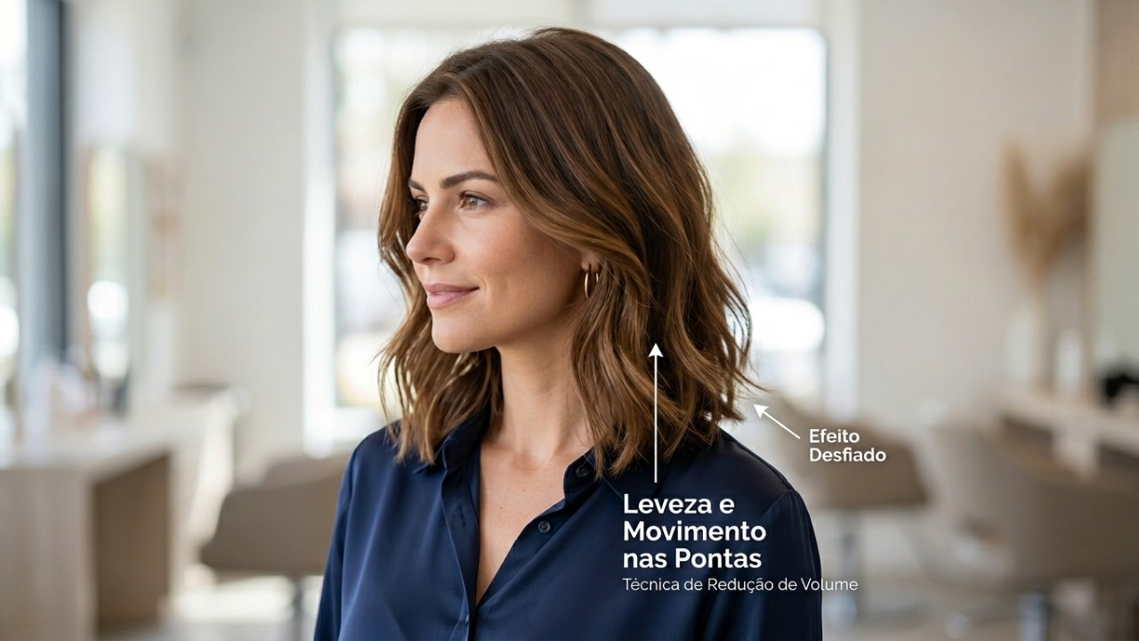 A aposta em cortes estratégicos garante praticidade e um contorno moderno para o rosto. – Imagem gerada por IA