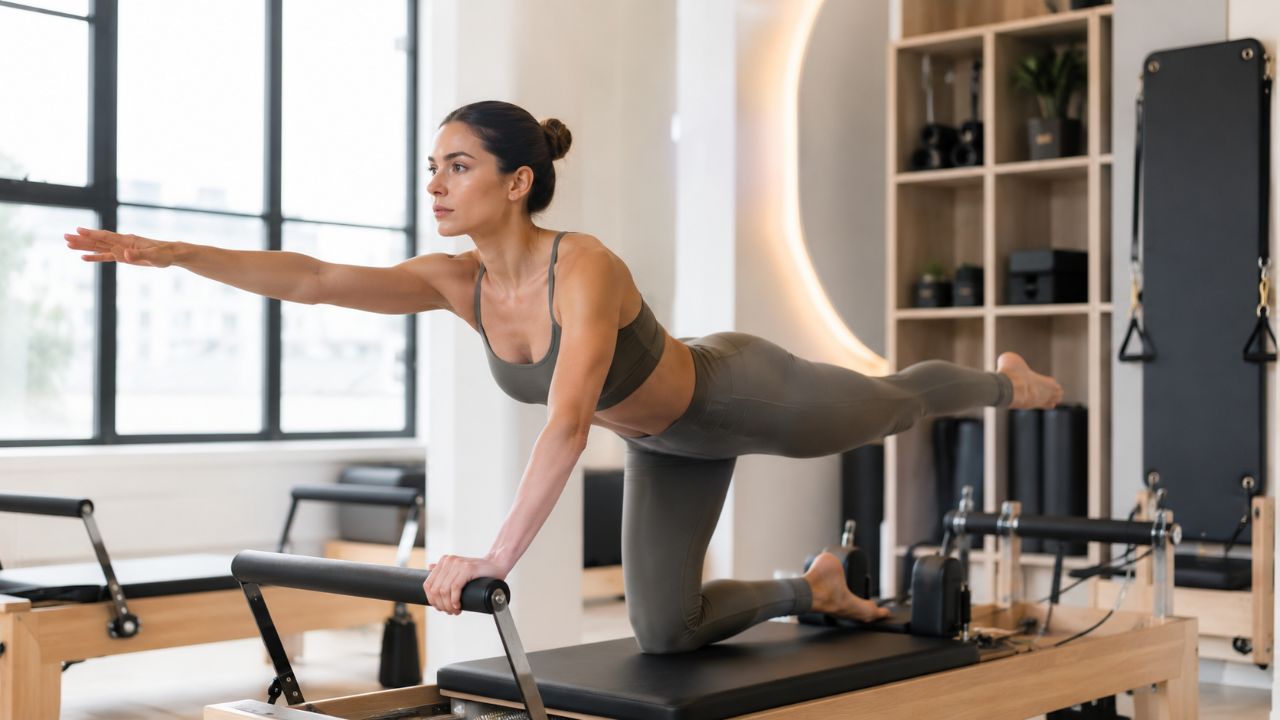 O pilates fortalece e estabiliza o corpo, mas o ganho extremo de massa exige treinos com carga.