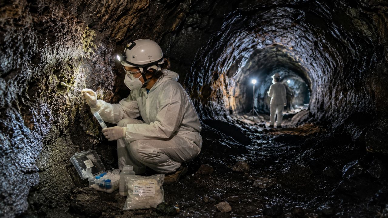 Os tubos de lava de La Palma simulam condições de Marte e guiam a busca por vida em outros planetas.