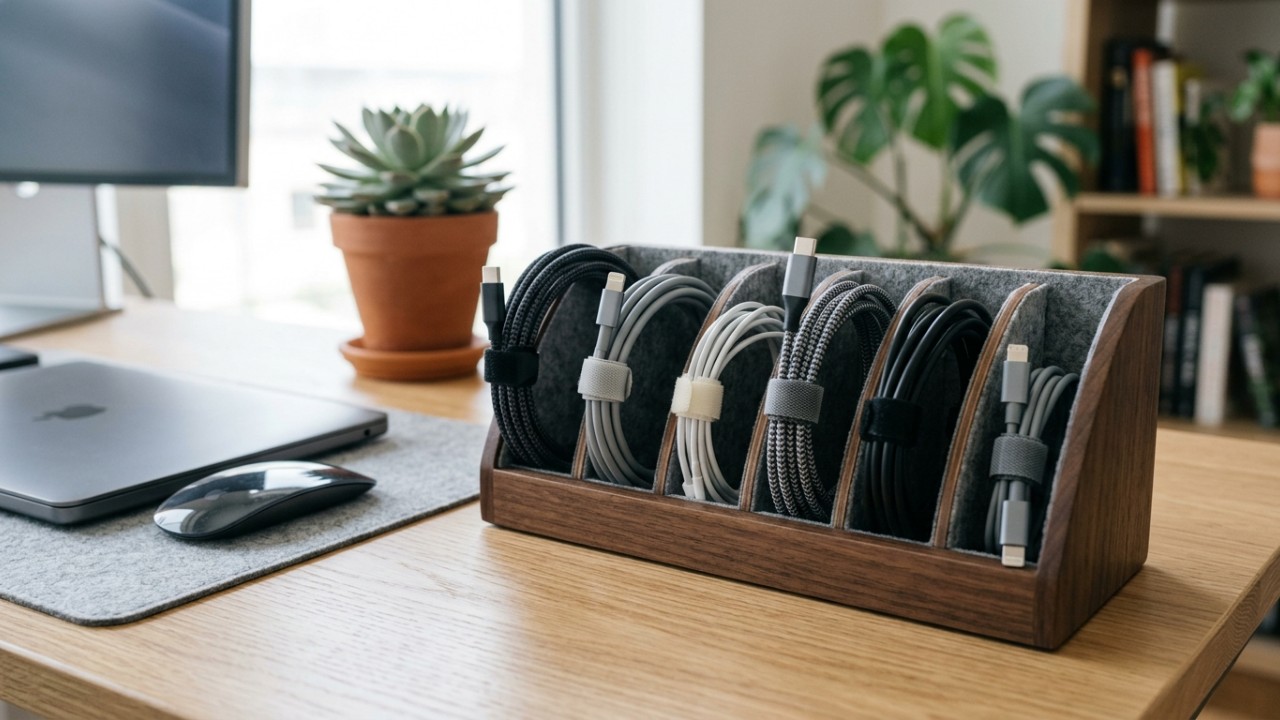 Entender a diferença entre cabos HDMI e USB otimiza o uso e a organização dos seus dispositivos. – Imagem gerada por IA