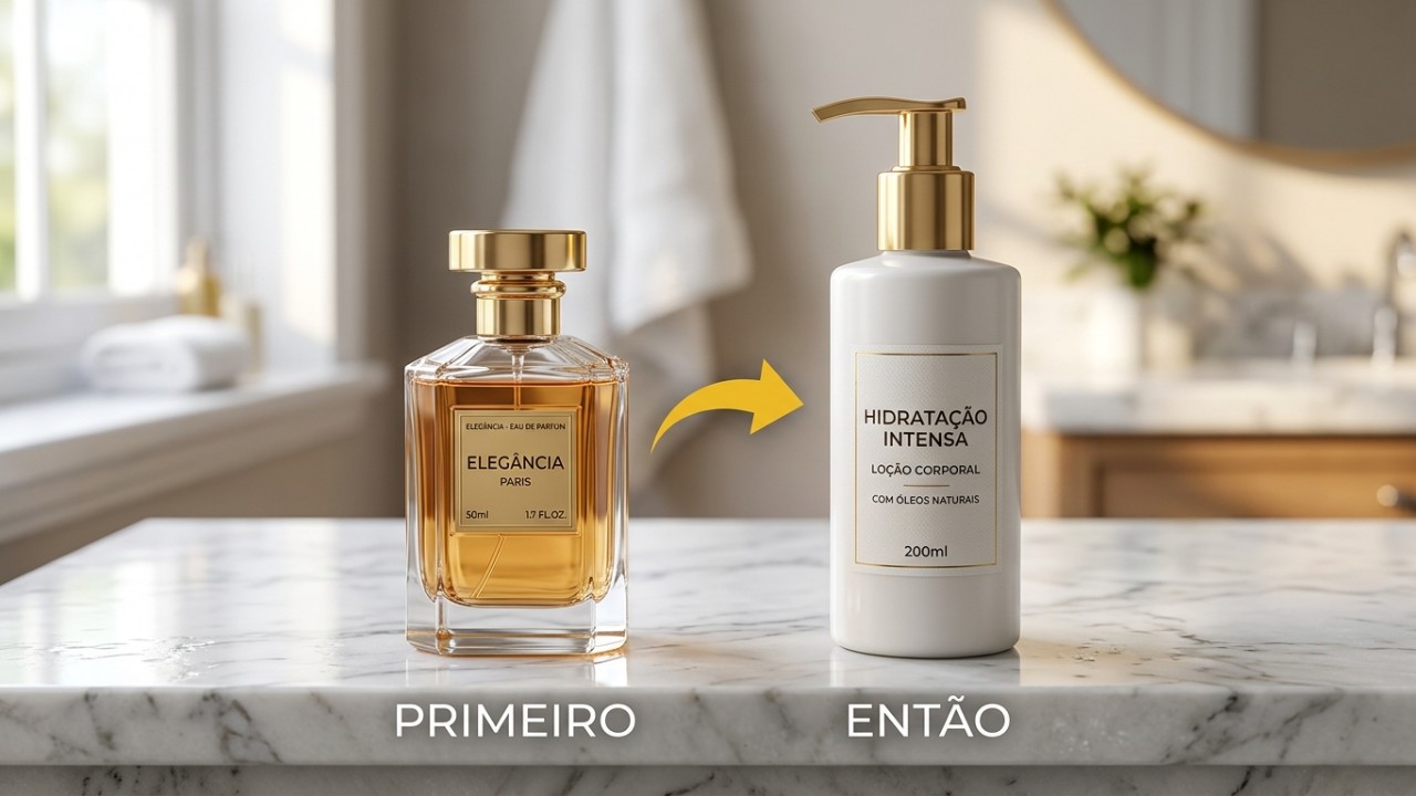 Em vez de exagerar no perfume ou aplicar apenas nos pulsos, especialistas recomendam o “método do triangulo invertido”: você sente o aroma e as outras pessoas também percebem melhor A aplicação correta da fragrância em regiões estratégicas garante elegância e alta durabilidade sem desperdício. – Imagem gerada por IA