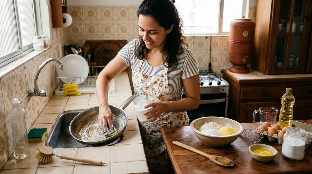 O fermento químico em pó é uma mistura industrial padronizada de bicarbonato de sódio, ácidos alimentares secos (como fosfatos ou cremor tártaro) e um agente antiumectante.