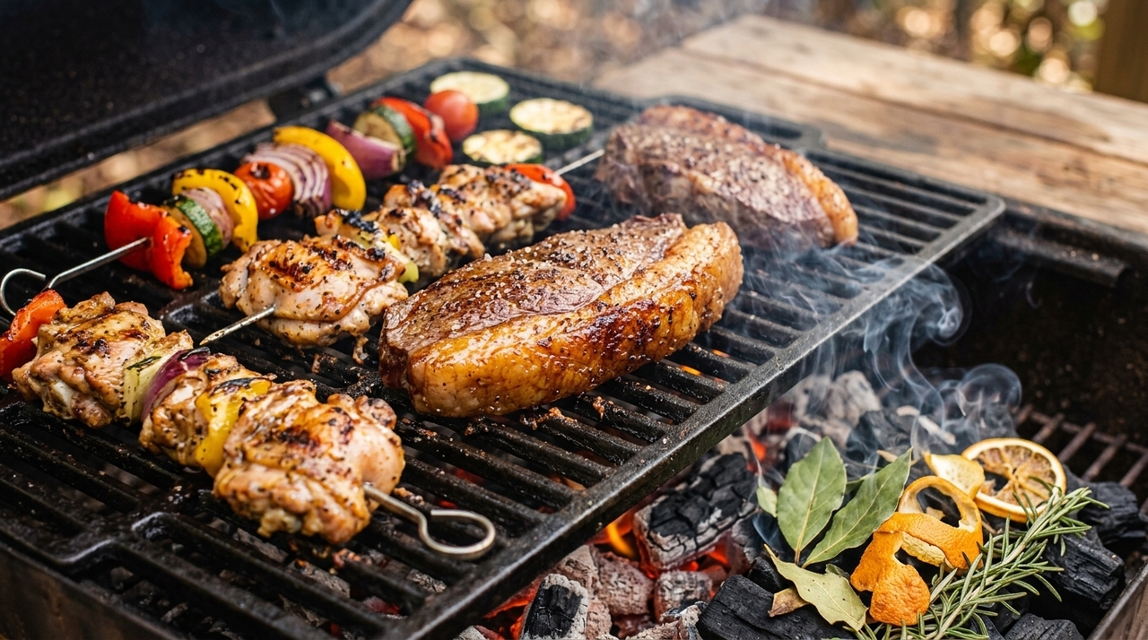Despejar folhas de louro nas brasas da churrasqueira: para que serve e quando usar As folhas de louro nas brasas funcionam bem com carnes que ficam mais tempo na churrasqueira.