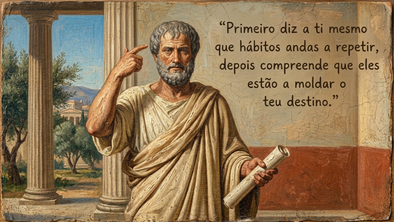 Romper o ciclo do automatismo exige atenção ao hábito e foco no caráter humano. – Imagem gerada por IA