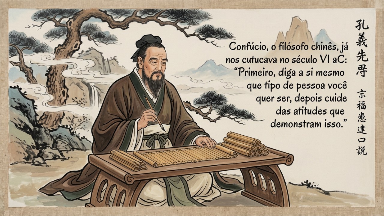 A integridade real se manifesta quando alinhamos nossos discursos às ações diárias por meio da autocrítica sincera. – Imagem gerada por IA