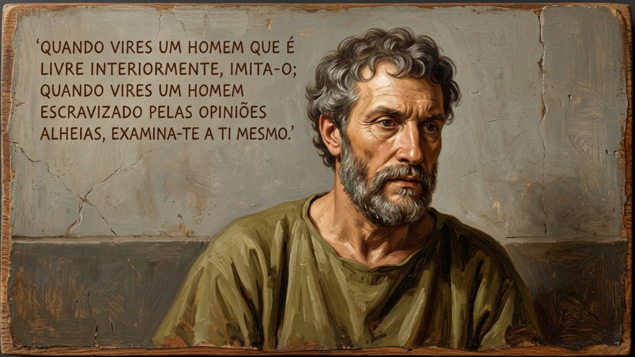 A verdadeira liberdade e a tranquilidade interior nascem quando escolhemos ignorar os julgamentos alheios e focamos apenas no que está sob nosso controle absoluto. – Imagem gerada por IA