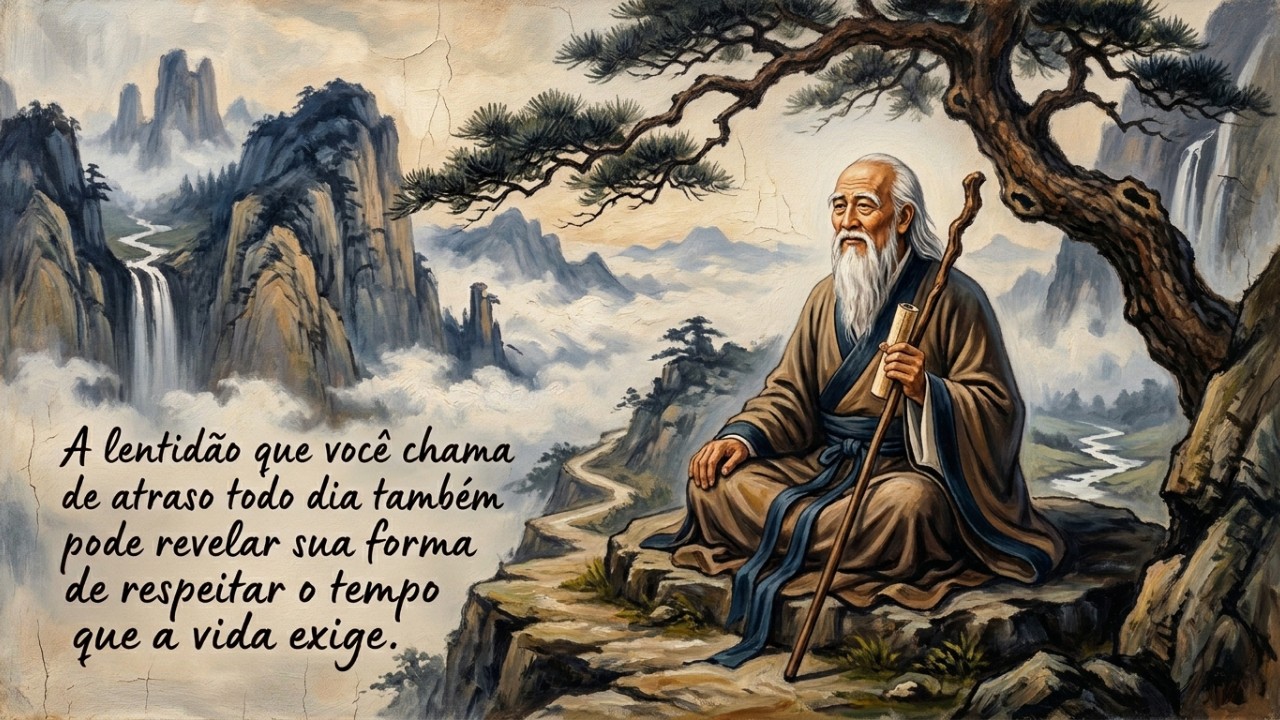 A sabedoria ancestral oriental surge como um guia prático para acalmar os pensamentos e desacelerar a rotina. – Imagem gerada por IA