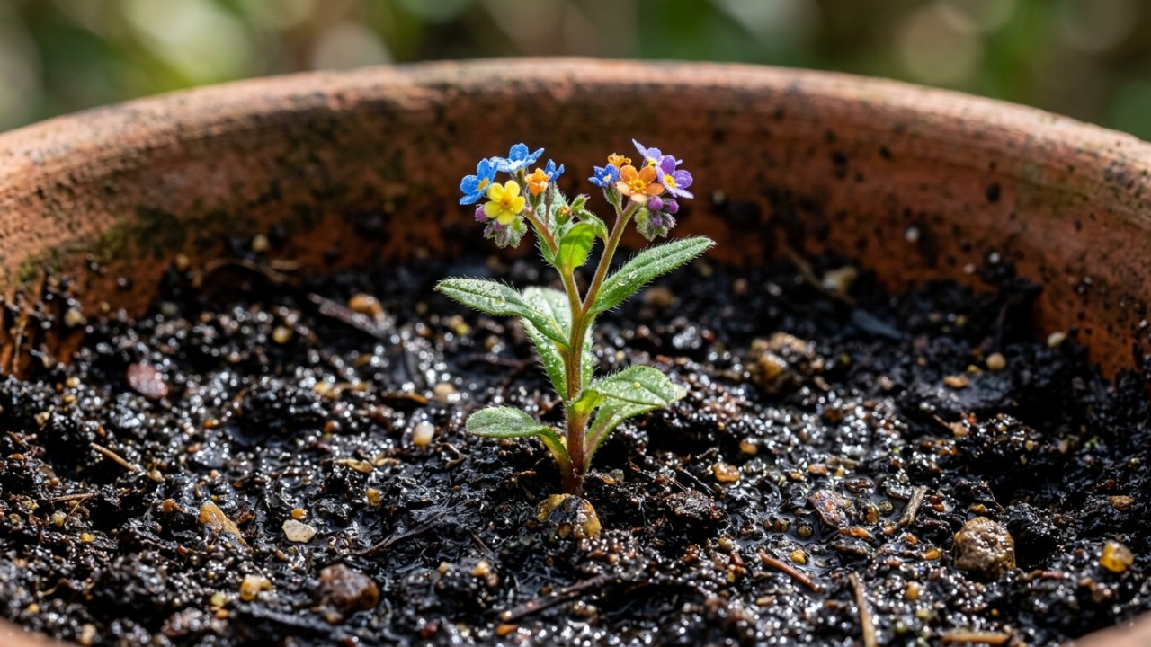 A presença de minhocas e matéria orgânica garante um solo poroso, nutrido e com ótima drenagem para o desenvolvimento das raízes. – Imagem gerada por IA