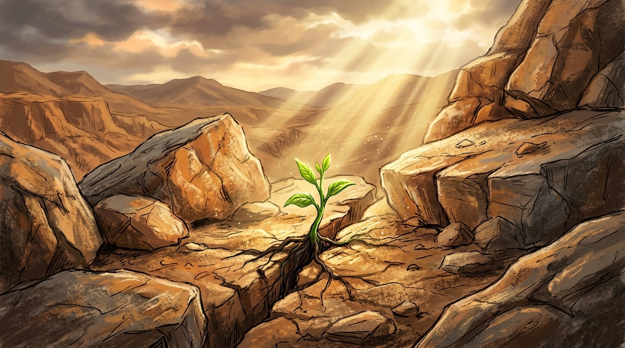 “A semente mais resistente não é aquela que cai em solo fértil, mas sim aquela que aprende a crescer entre as pedras.” Superar dificuldades não quer dizer ignorar sofrimento ou fingir que tudo está bem.