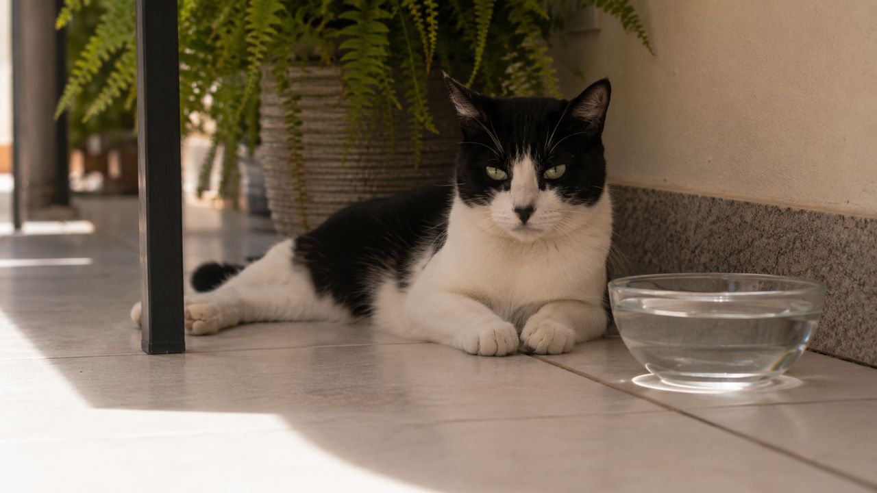 Água fresca, piso frio e sombra protegem cães e gatos do calor excessivo.