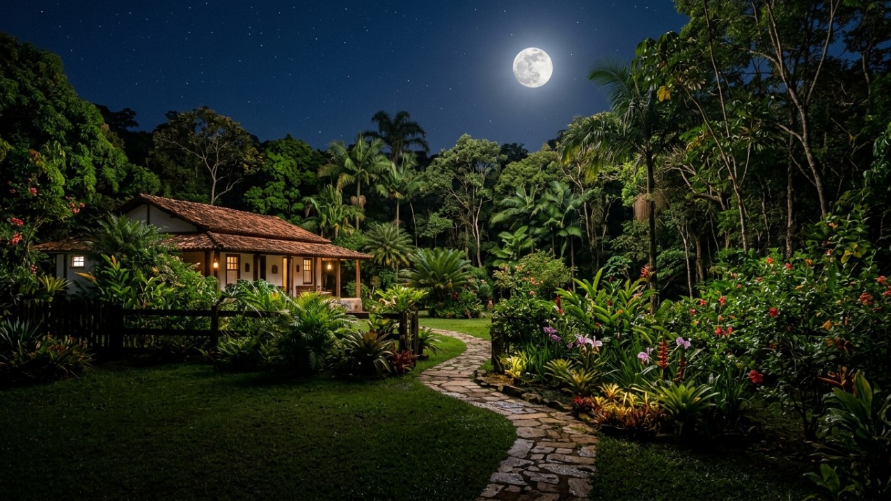 A presença de corujas em quintais urbanos indica que a natureza local possui uma biodiversidade perfeitamente equilibrada. – Imagem gerada por IA