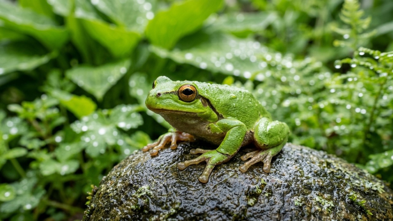 Estes animais atuam como bioindicadores naturais que trazem proteção espiritual e equilíbrio ecológico para o lar. – Imagem gerada por IA