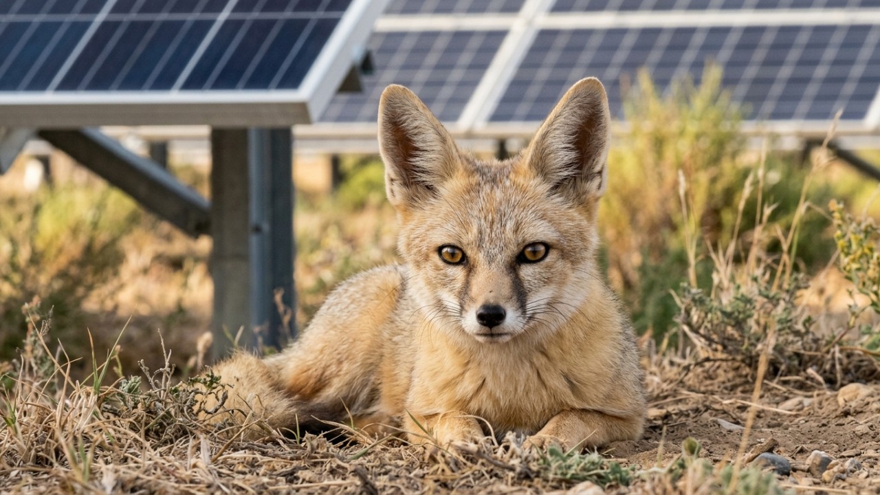 Projetos de energia renovável comprovam que a infraestrutura tecnológica pode coexistir harmonicamente com a preservação ambiental. – Imagem gerada por IA