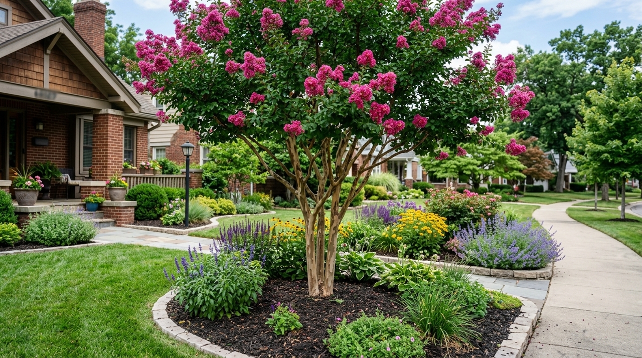 A árvore que se tornou tendência no paisagismo porque além de suas flores não fazerem sujeira, aguenta o sol forte e não quebra o piso O resedá, conhecido cientificamente como Lagerstroemia indica, chama atenção pela floração abundante em tons de rosa, branco, lilás e vermelho