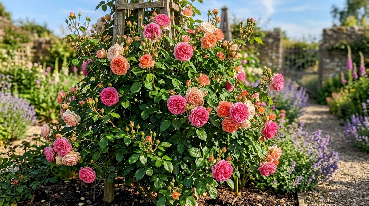 A roseira é exigente em luz, nutrientes e ventilação, e qualquer desequilíbrio costuma aparecer nas folhas e na falta de flores.