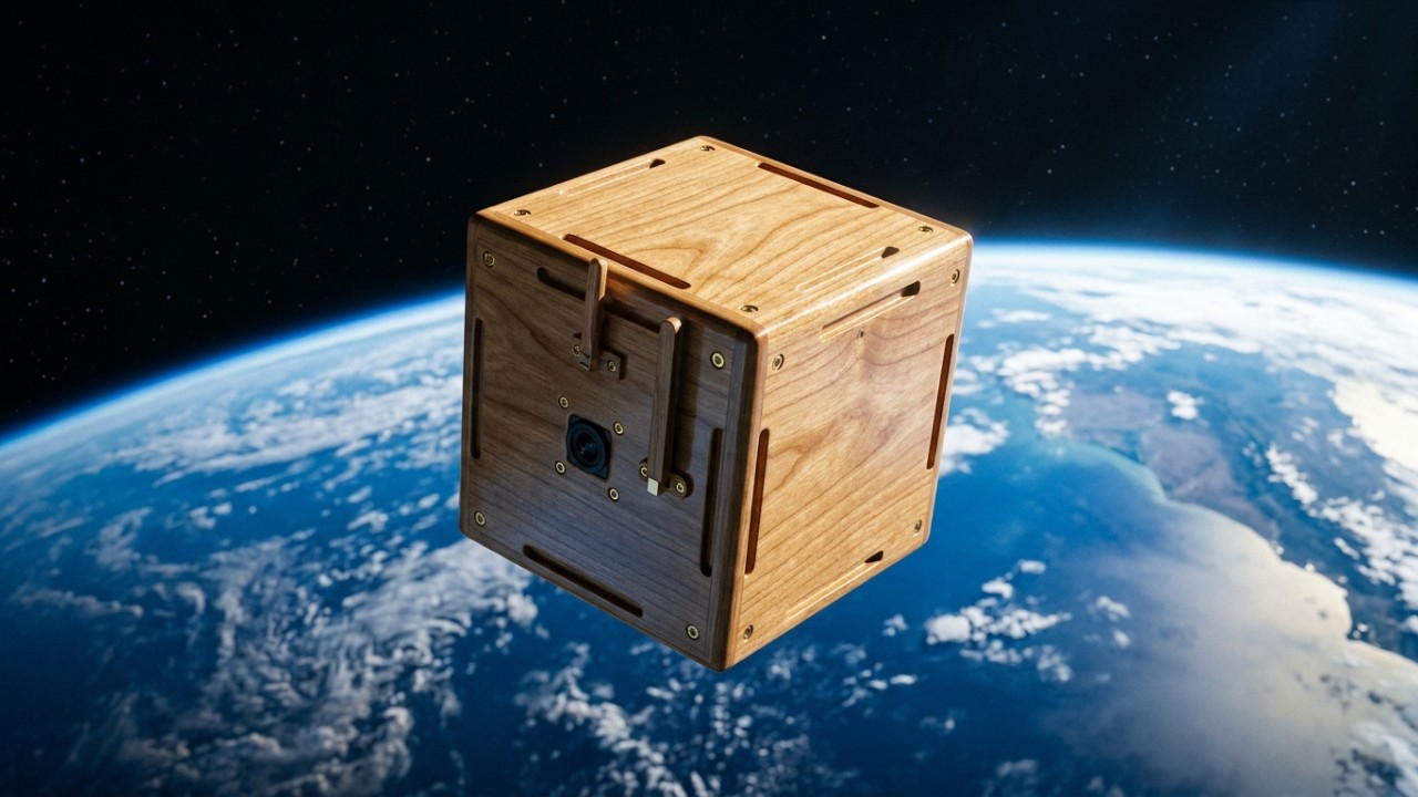 Desenvolvido em parceria japonesa, o dispositivo busca revolucionar a exploração orbital através da combustão limpa na reentrada. – Imagem gerada por IA