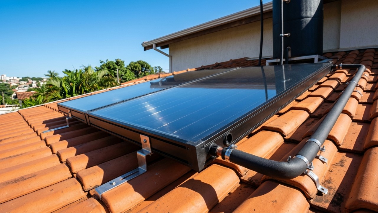 O planejamento correto do sistema de energia solar garante alta eficiência e economia financeira na rotina doméstica. – Imagem gerada por IA
