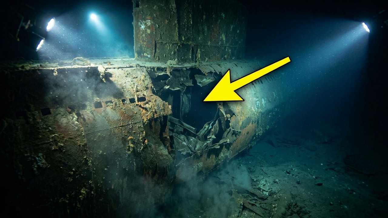 Cientistas monitoram a liberação de material radioativo do submarino soviético K-278 Komsomolets no Mar da Noruega. – Imagem gerada por IA