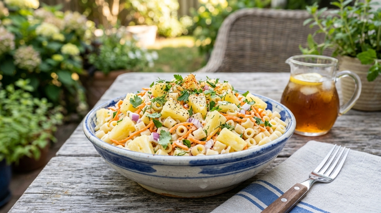 Salada de massa havaiana: como preparar este prato fresco e simples em casa, perfeito para dias quentes Cozinhe a massa em água abundante com sal até ficar al dente.