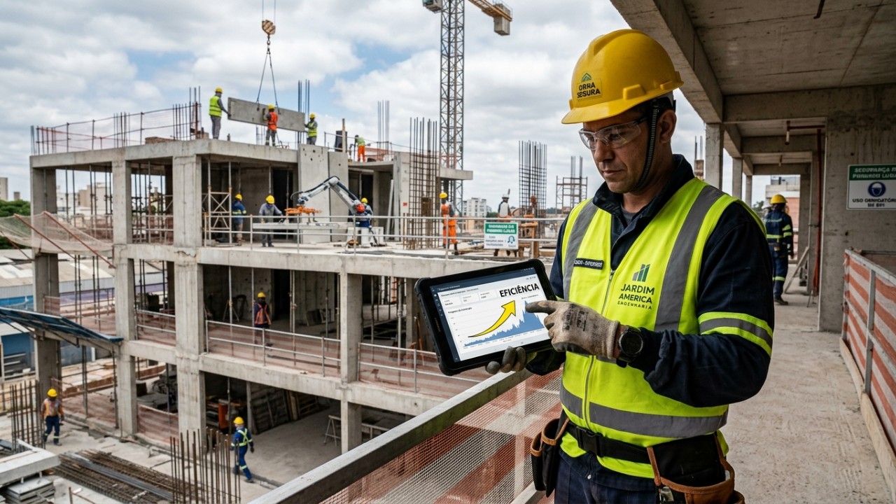 A França desafia os limites da engenharia ao erguer o maior prédio da Europa feito com uma impressora 3D em apenas 34 dias O projeto ViliaSprint² demonstra como a automação digital revoluciona a engenharia moderna ao otimizar o tempo e os recursos no canteiro de obras. – Imagem gerada por IA