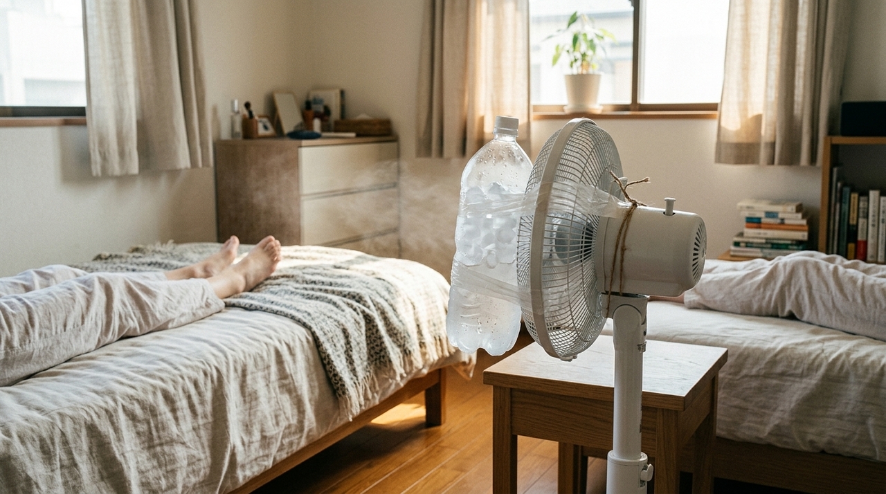Do ponto de vista físico, o gelo absorve calor do ar para mudar de estado sólido para líquido, o que contribui para um resfriamento localizado