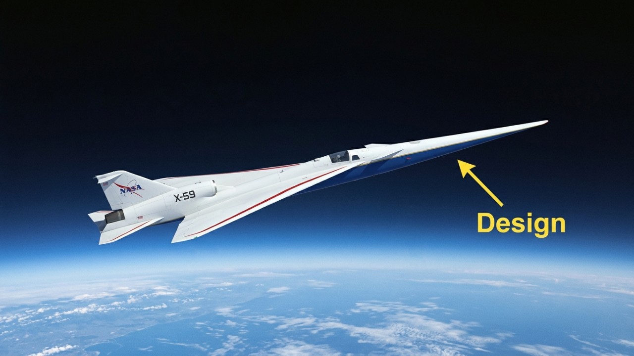 A NASA está perto de mudar as regras da aviação com o avião X-59, que voa a 1.488 km/h, quebra a barreira do som e promete acabar com o maior problema do Concorde O avião experimental X-59 da NASA projeta revolucionar a aviação com voos supersônicos totalmente silenciosos. – Imagem gerada por IA